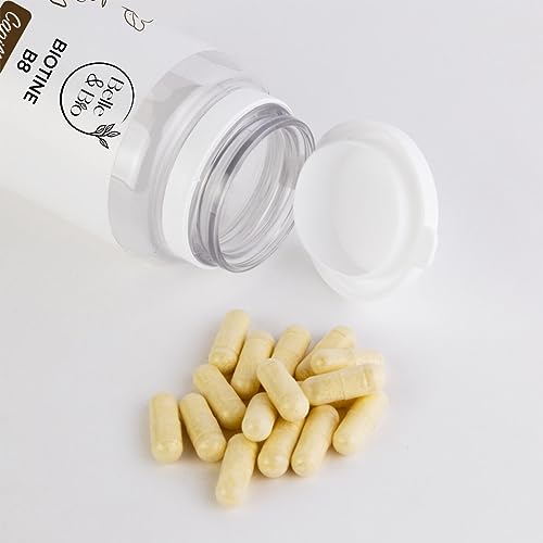 Belle et Bio Biotine B8 Fabriqué en France pour Cheveux Forts 120 Gélules